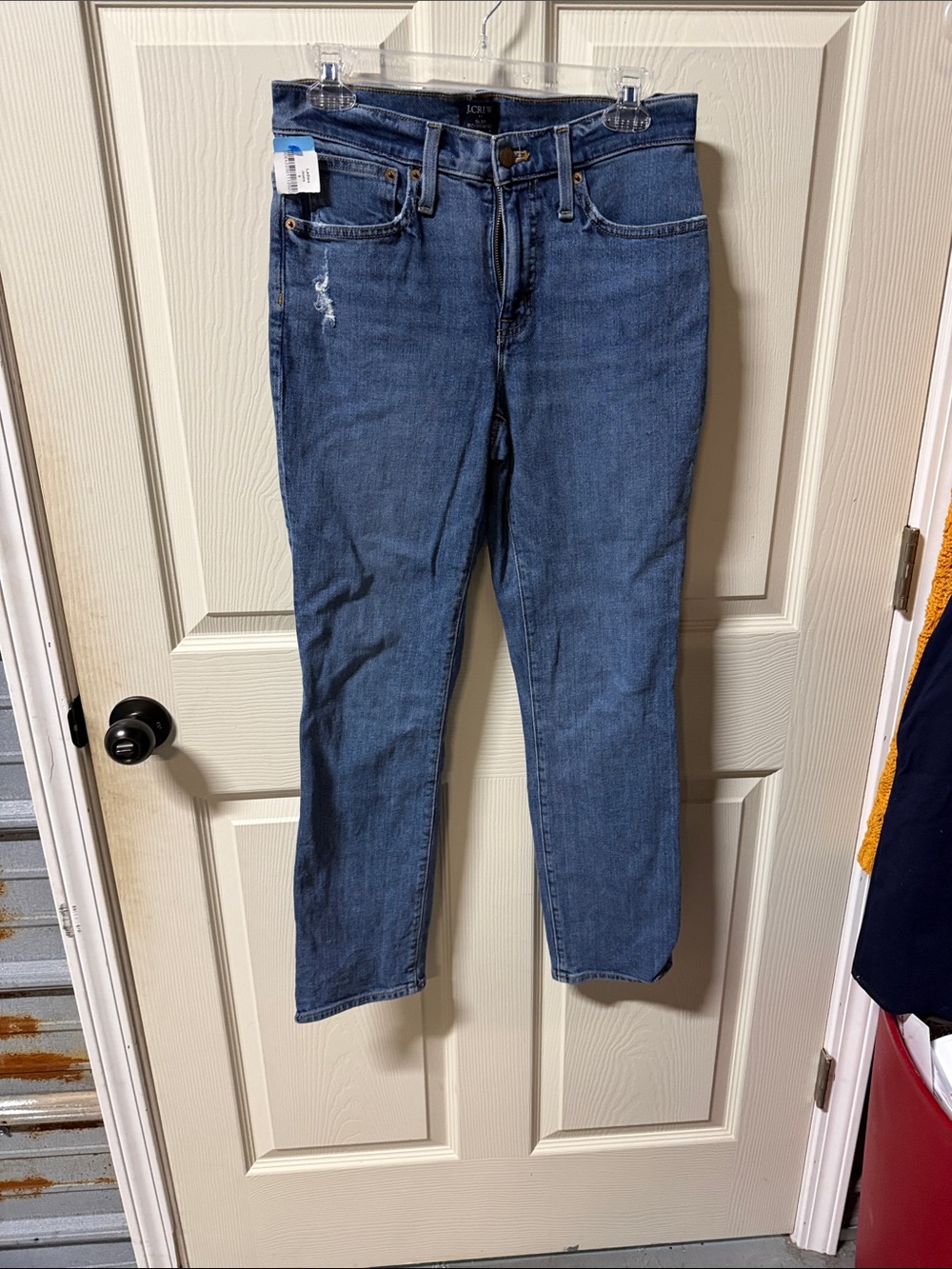 J. Crew Medium Blue High-Rise Slim Jeans